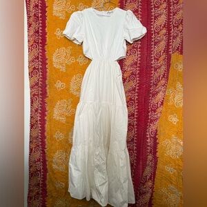 Wayf White Maxi Dress
